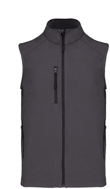 3vrstv� softshellov� zateplen� vesta KA403, tmav� �ed�