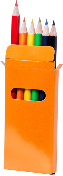 Sada 6 pastelek Lionni, oranov