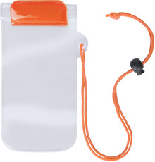 Vododoln obal na mobil Wapro, oranov, prhledn