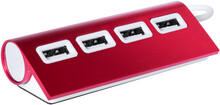 USB hub Wudge, erven, bl