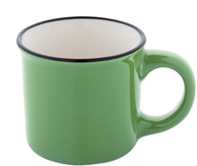 Mini vintage hrnek Woodstock Mini, limetkov zelen