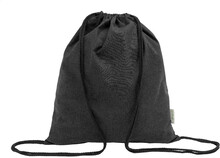 Vak se stahovac� ���rkou z recyklovan� bavlny Dropex, �ern�