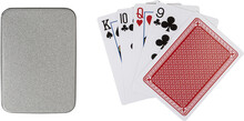 Hrac� karty Spades, st��brn�