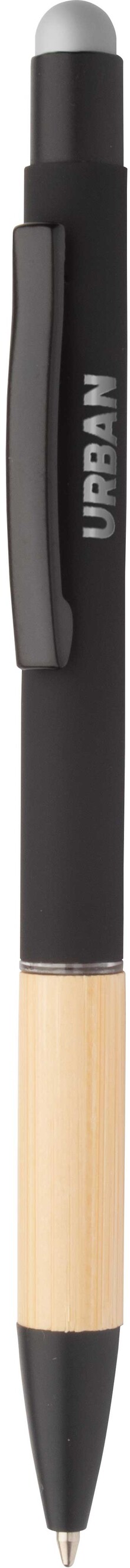 Dotykov� kuli�kov� pero Boorly, st��brn�, �ern�