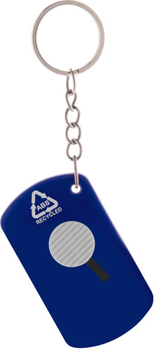 P��v�ek na kl��e s no��kem na pap�r Parcelo, modr�