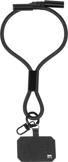 60W RPET kabel s n�ramkem na mobil CuffCharge, �ern�