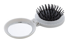 Kart�� na vlasy RABS se zrc�tkem Rabrush, b�l�