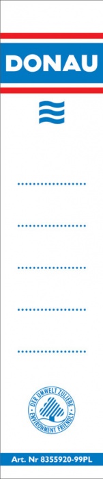 ttek na poadae  DONAU, 2,8x15,3cm, oboustran, zasouvac, bl