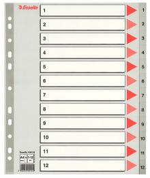 Rozaova Esselte A4 Maxi, 1 - 12, 12 list