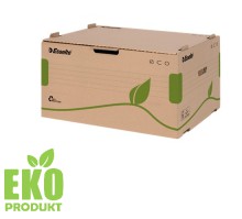 Konetejner archiva�n� Esselte, 43,9 x 25,9 x 34 cm, otv�r�n� zp�edu, p��rodn� hn�d�