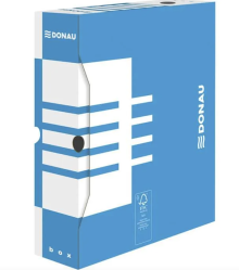 Krabice archiva�n� DONAU  A4, 8 x 34 x 29,7 cm, modr�