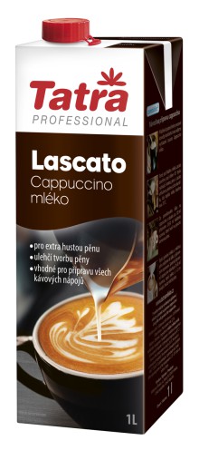 Tatra Lascato Mlko na Cappuccino 3,5 %, 6 x 1 l