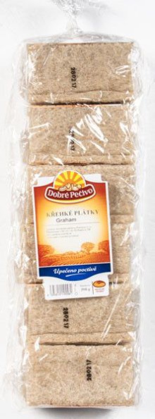 Kehk pltky Dobr peivo, grahamov, 6 x 65g