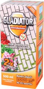 GLADITOR 500ml na 1000m2