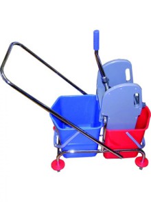 �klidov� voz�k Ekonomy, 2 v�dra, 2 x 17 l, se �d�ma�em