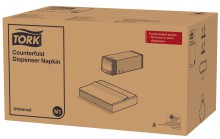 Ubrousky Tork 10935, do z�sobn�ku Counterfold, 1 vrstv�, b�l�, syst�m N1