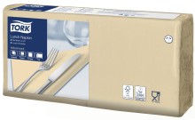 Ubrousky Tork 477206, ob�dov�, 2 vrstv�, 33 x 33 cm, slonov� kost, 200 ks