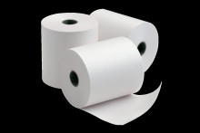 Kotou�ek do pokladny Europapier, b�l�, 76 x 70 x 17 mm, 52 g/m2