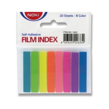 Samolep�c� z�lo�ky MEMO, 8 x 45 mm, mix barev, 8 x 20 l�stk�