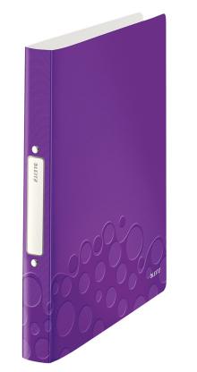Poada Leitz 180 WOW A4, 2,5 cm, mkk desky, 2 krouky, purpurov