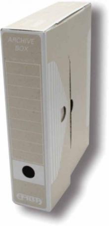 Krabice archivan EMBA  A4, 7,5 x 33 x 26 cm, prodn hnd, bl
