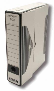 Krabice archivan EMBA  A4, 7,5 x 33 x 26 cm, prodn hnd, ern