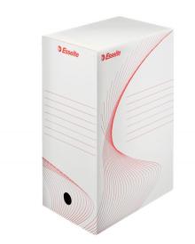 Krabice archiva�n� Esselte Standart  A4, 15 x 35,2 x 25 cm, b�l�-�erven�